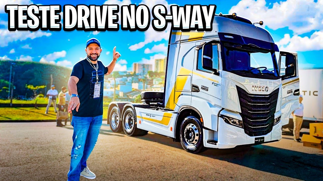 Fiz O Teste Drive No Novo Iveco S-way 😍😍💙💙💙 Fenatram 2022 - YouTube