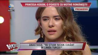 WOWBIZ (31.01.2017) - Anastasia in platoul Wowbiz