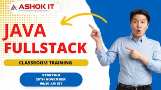 Java Fullstack Offline (Classroom) @ashokit