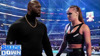 WWE Full Match - Ronda Rousey Vs. Omos Jordan : SmackDown Live Full Match