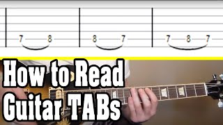 How to Read Guitar Tabs (Tablature)