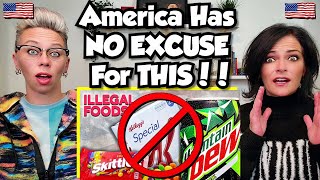 American Couple Reacts: American Foods BANNED In Other Countries! UK, Norway, Sweden & MORE! *GASP*