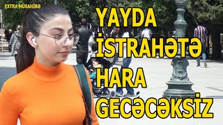 Səyahət üçün hara getməyi nəzərdə tutursuz? -  Bakıda sorğu