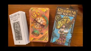 Steampunk Art Nouveau Tarot | *New Release* | Full Flip Through | November 2022