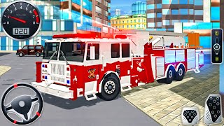 Real Fire Truck Driving Simulator - Fire Engine Fighting Fireman's Daily Job - Android GamePlay #2