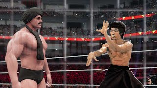Dara Singh vs Bruce Lee Steel Cage Match Wrestling News