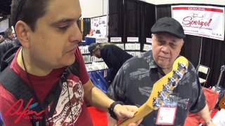 Ron Sperzel Showing us the new Vintage locking Tuner NAMM 2017 Dylan Talks Tone #163