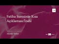 fatiha suresinin kısa açıklaması İzahı mustafa yankın radyo sohbetleri 39