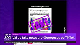 Știri false care îl pun într-o lumină bună pe Călin Georgescu.Identitatea digi24.ro, folosită abuziv