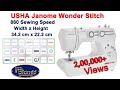 USHA Janome Wonder Stitch | UnBoxing & Complete Review.