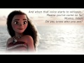 I am Moana ( Lyric Video ) - Song of the Ancestors