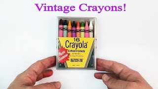 Vintage Crayola Crayons! 30+ Years old. 1980's vs 2020 - Which Are Better?