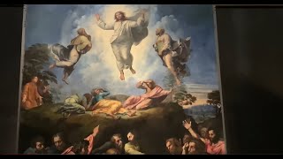 4K Raphael Painting Transfiguration at the Vatican Museum - Rome Italy - ECTV