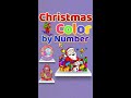 Christmas Color by Number - DIY Art