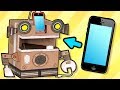 Cardboard Robot Phone Charger - Craft Ideas with Boxes | DIY on Box Yourself