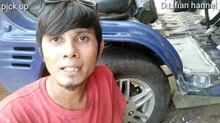 cara repair lantai depan kropos mobil pick up mobil suzuki cerry