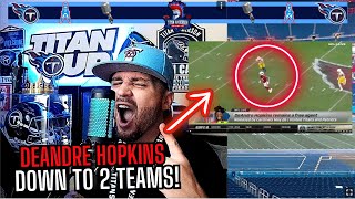 BREAKING NEWS! 🚨 | DeAndre Hopkins CHOOSING the Titans or Patriots! | T.A Reacts