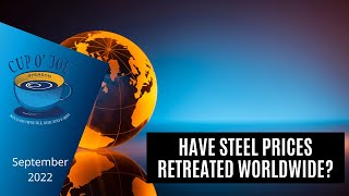 Are Steel Prices Coming Down Worldwide?