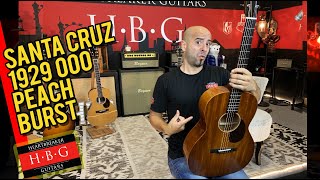 Santa Cruz 1929 000 Figured Mahogany  with Juan John of Heartbreaker Guitars