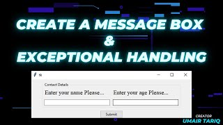 Python GUI Tutorial: Create a Contact Form with Validation using tkinter