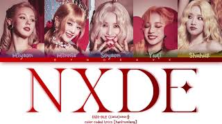 Download (G)I-DLE ((여자)아이들) 'NXDE' - color coded lyrics mp3