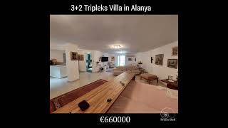 3+2 Triplex Villa in Alanya, €660000