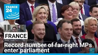 Record number of far-right MPs enter French National Assembly • FRANCE 24 English