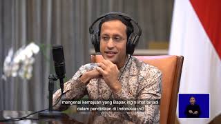 Podcast Hardiknas 2021 Presiden Jokowi dan Mas Menteri Nadiem Makarim, Minggu (2/5)