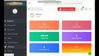 Complete Restaurant Management system with Laravel and CodeIgniter 2022