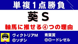 #1112【単複１点勝負 葵ステークス 2022】狙いたい４つの理由 にしちゃんねる 馬Tube