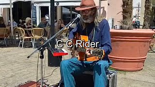 Busking the Blues in Speyer - people are generous!