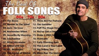 Top 100 Beautiful Folk Songs Of All Time - Classic Folk & Country Music 60's 70's 80'S Full Album