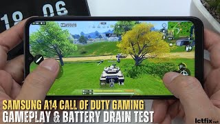 Samsung Galaxy A14 Call of Duty Mobile Gaming test CODM | Mediatek Dimensity 700, 90Hz Display