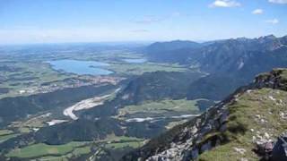 Panorama im Tannheimer Tal / Auf der Großen Schlicke