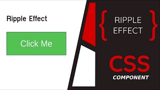Make Animated Ripple Button | HTML, CSS