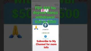 #viral  #shorts #Forex  No deposit bonus | FBS Broker | $50 No Deposit bonus