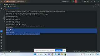 Virtual Coffee Machine Project | Python Project | @JennyslecturesCSIT