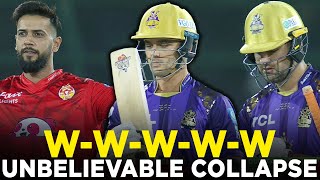 PSL 9 | Unbelievable Collapse of Quetta | Islamabad United vs Quetta Gladiators | Match 32 | M1Z2A