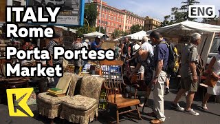 【K】Italy Travel-Rome[이탈리아 여행-로마]포르타 포르테세 벼룩시장/Porta Portese Market/Flea Market/Antique/Musician/Song