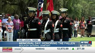 Honoring the fallen at Beaufort National Cemetery