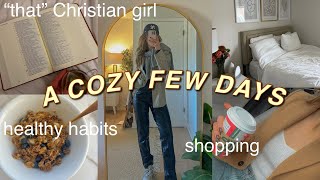 A COZY FEW DAYS: healthy christian habits, christmas shopping, and family!