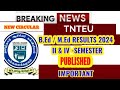 TNTEU NEW CIRCULAR: B.Ed/M.Ed RESULTS PUBLISHED 2024