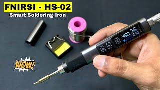 FNIRSI HS-02 Smart Soldering Iron | Intelligent Soldering Iron