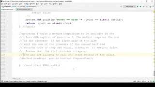 java 3 array list Tutorial 2 Question 4 live (Arabic)