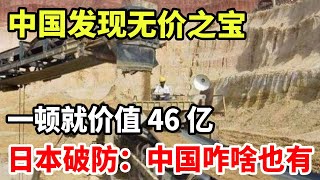 中国发现无价之宝！一顿就价值46亿，日本破防：中国咋啥也有？