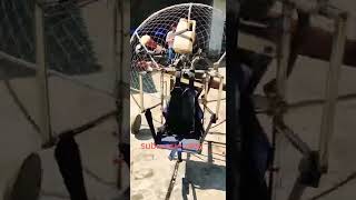my homemade paramotor #paramotor #paraglider #youtubeshorts #homemadeparamotor #short #shorts