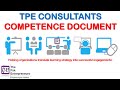 TPE Consultants Competence Document