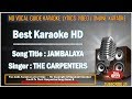 The Carpenters - Jambalaya | Karaoke | Minus One | No Vocal | Lyrics Video HD