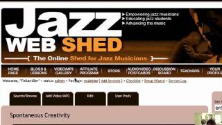 A Look Inside JazzWebShed.com