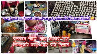 🪴শীতের এই কনকনে ঠান্ডায় সকাল 5:30* থেকে উঠে কিভাবে কাজ করলে তাড়াতাড়ি অথচ পরিপাটি ভাবে ✅ করা যায়